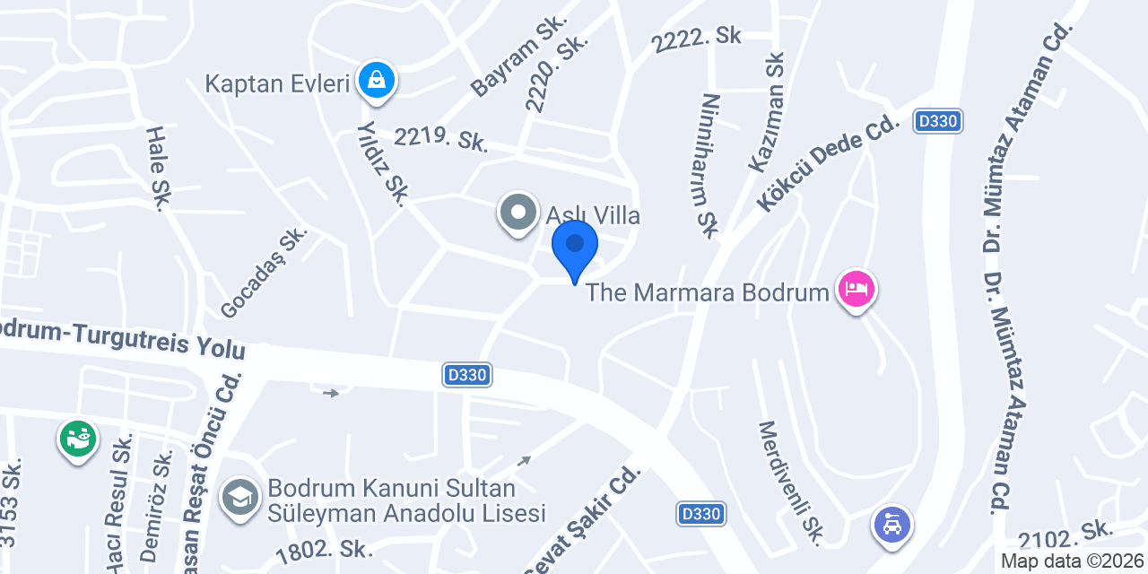 Bodrum Sınav Özel Öğretim Kursu konumu