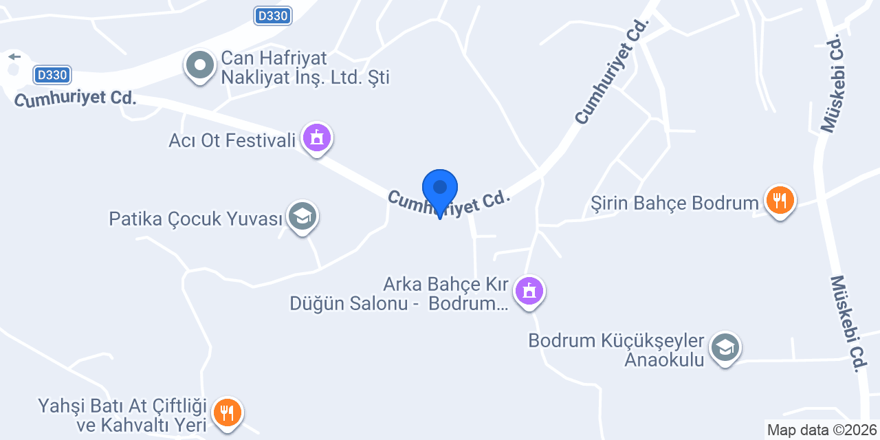 Pala Hüseyin Çiçekçilik konumu