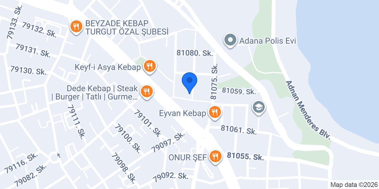 Adana Çocuk Kulübü konumu