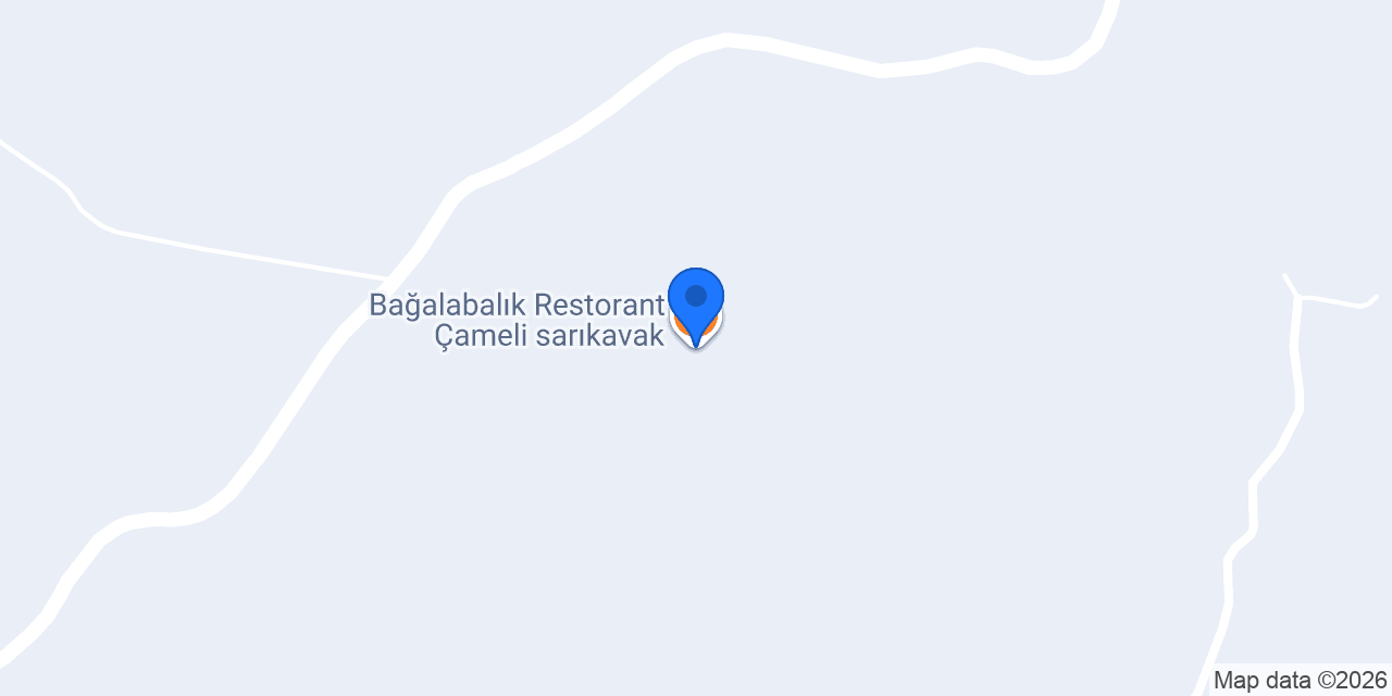 Bağalabalık Restorant Çameli sarıkavak konumu