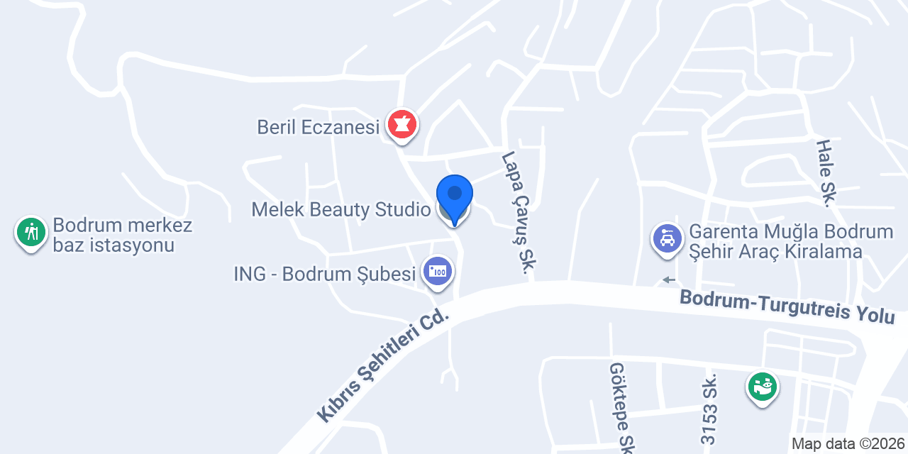 Melek Beauty Studio konumu