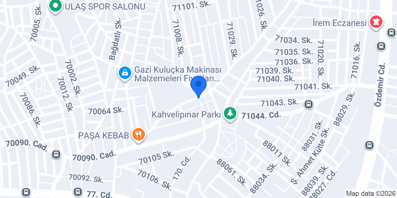 Saray Taksi konumu
