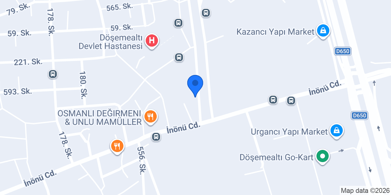 Karaöz Optik konumu