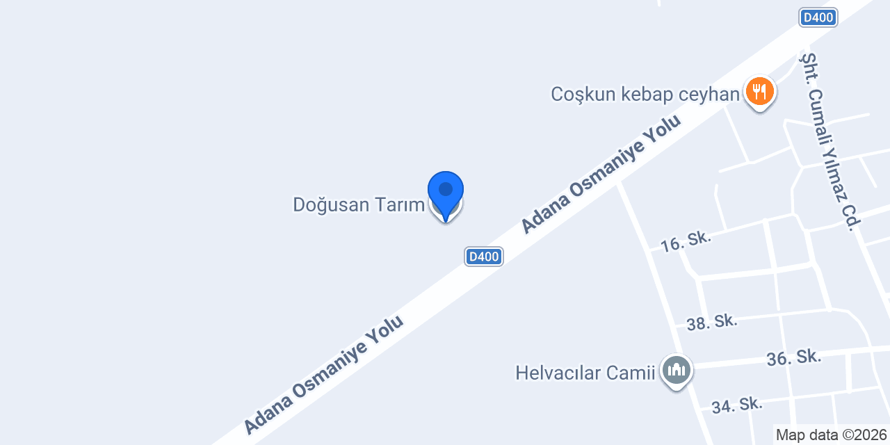 Doğusan Tarım konumu