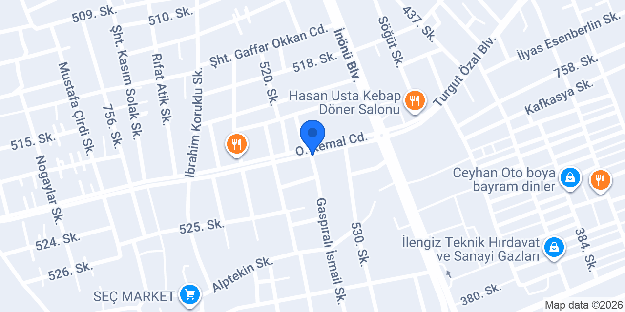 Şakir Elektrik konumu