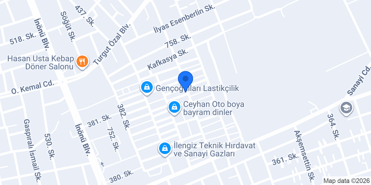 BİZİM MERMER GRANİT CEYHAN konumu