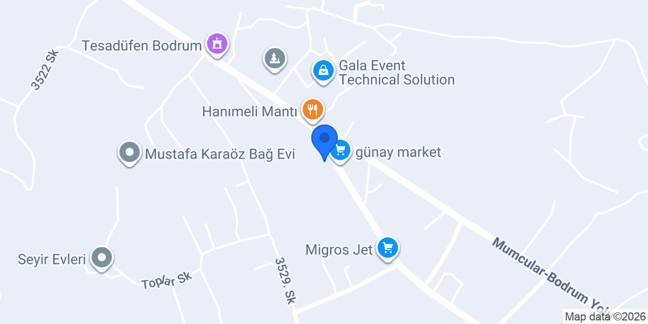 Anfora unlu mamülleri konumu