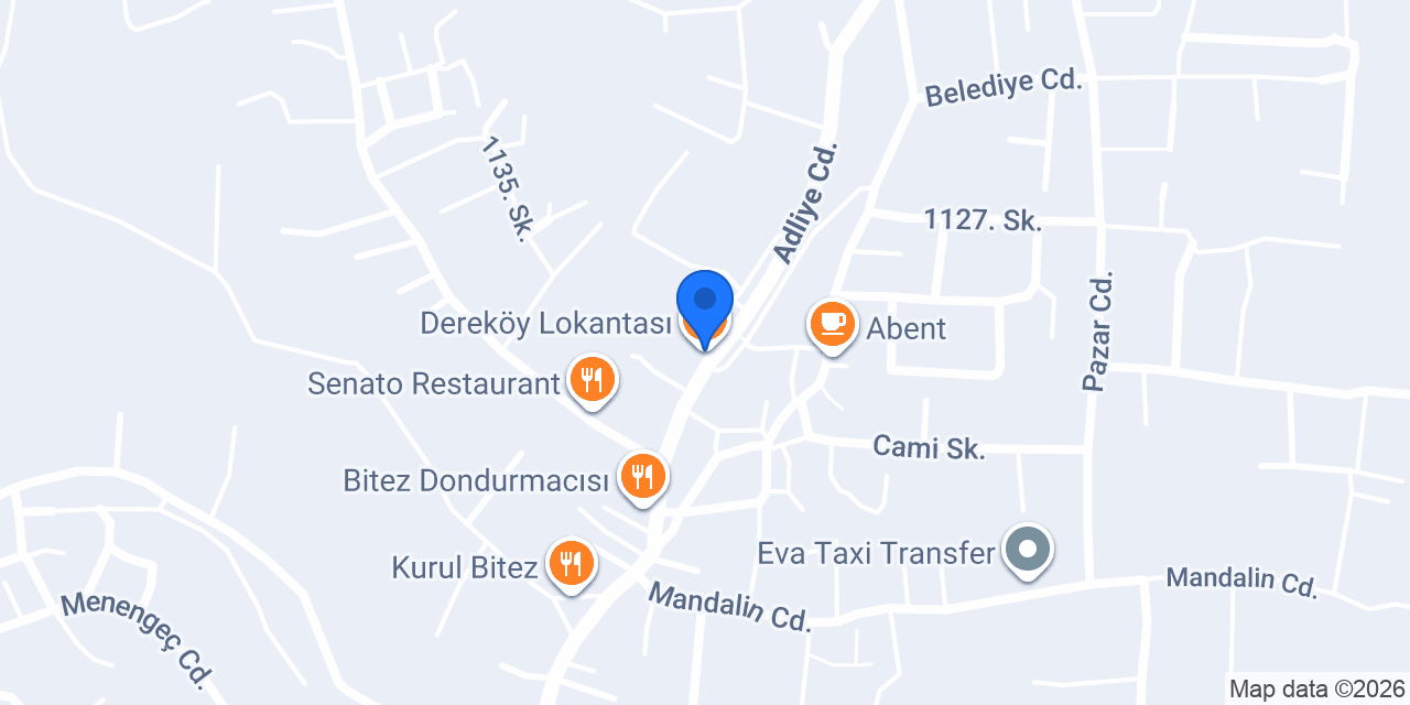 Dereköy Lokantası konumu