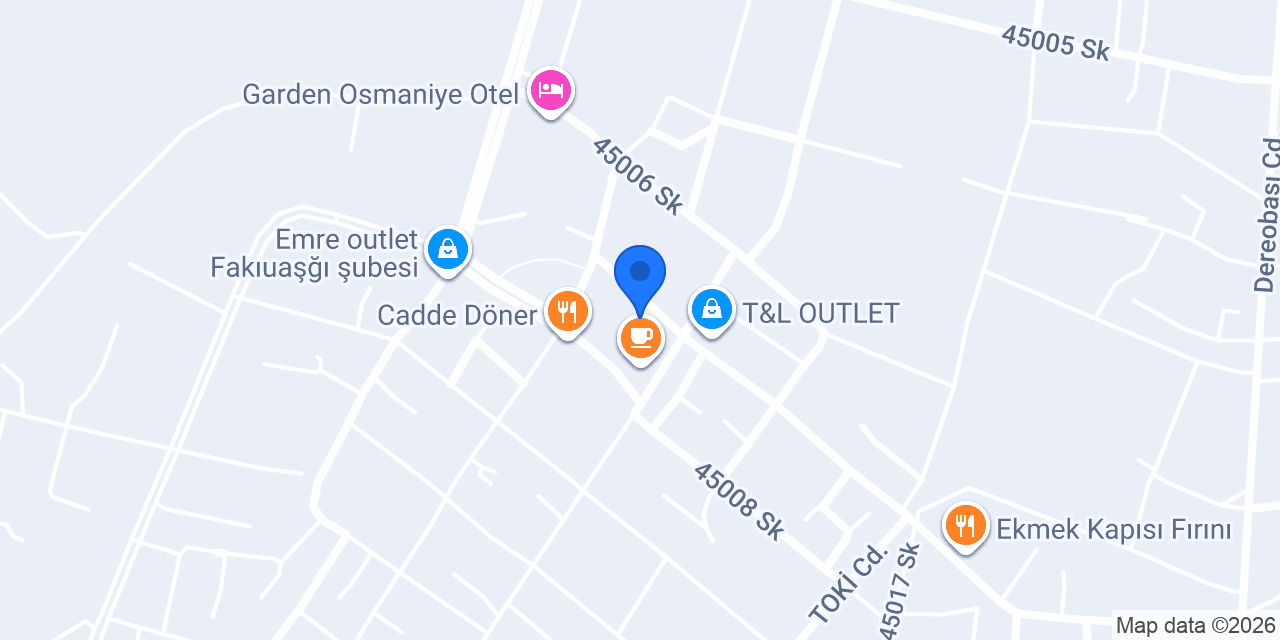 Cajun Corner Osmaniye konumu