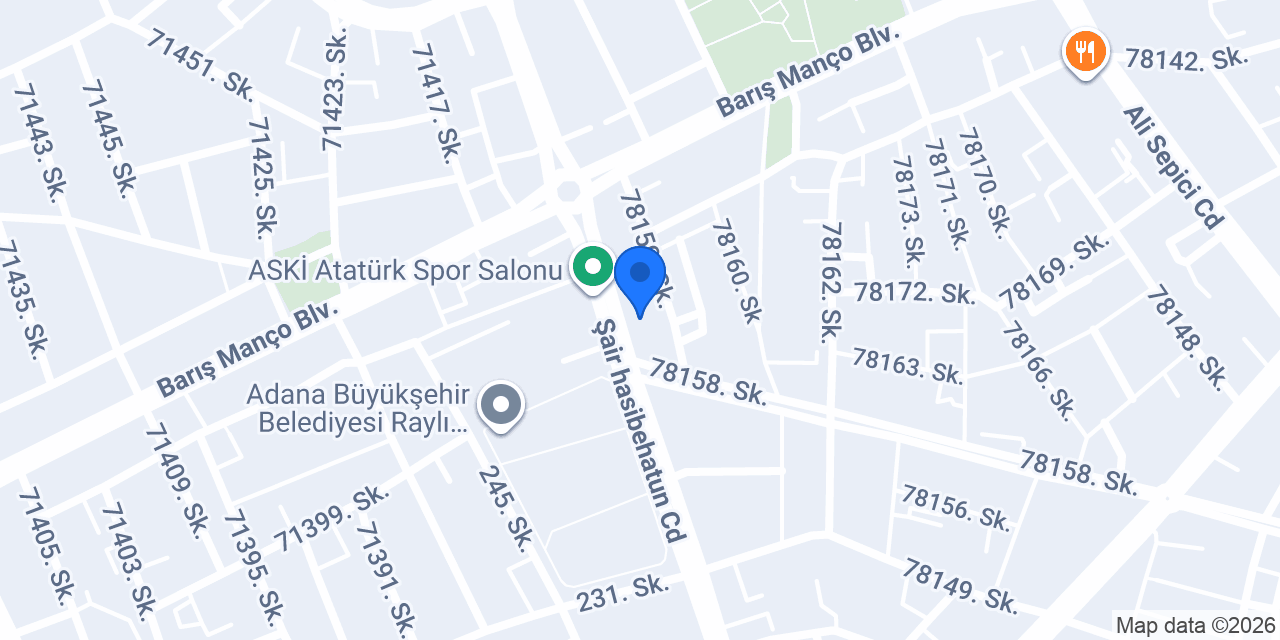 Deva Veteriner Tıp Merkezi / ADANA konumu