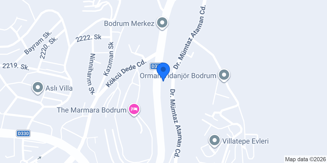 Irmak Emlak Bodrum konumu
