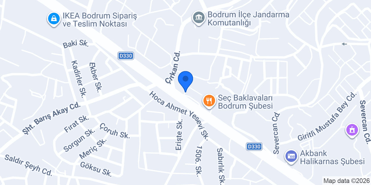 Coldwell Banker Bodrum Emlakçı Mustafa Baş konumu