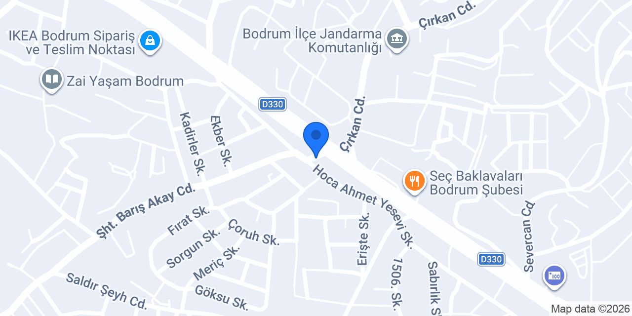 Bodrum Martı Temizlik konumu