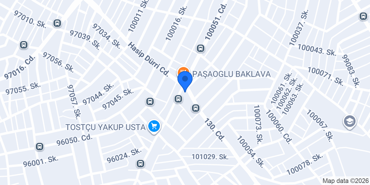 Şerifoğlu Pastanesi konumu