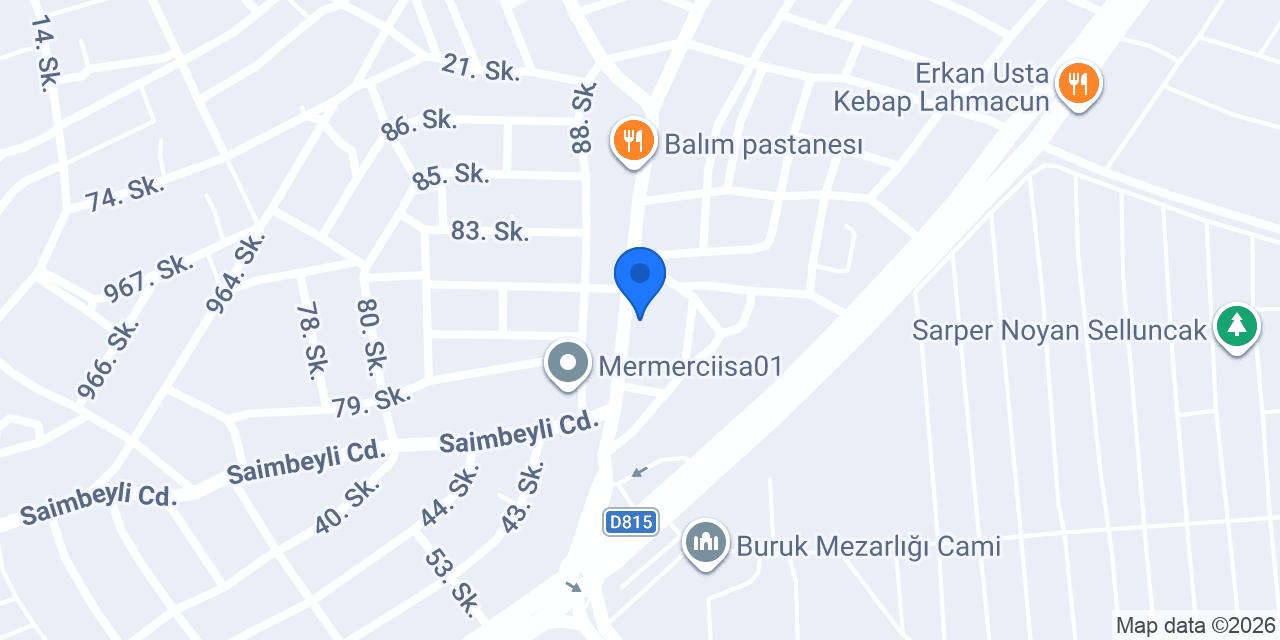 SAMET ELEKTRONİK konumu