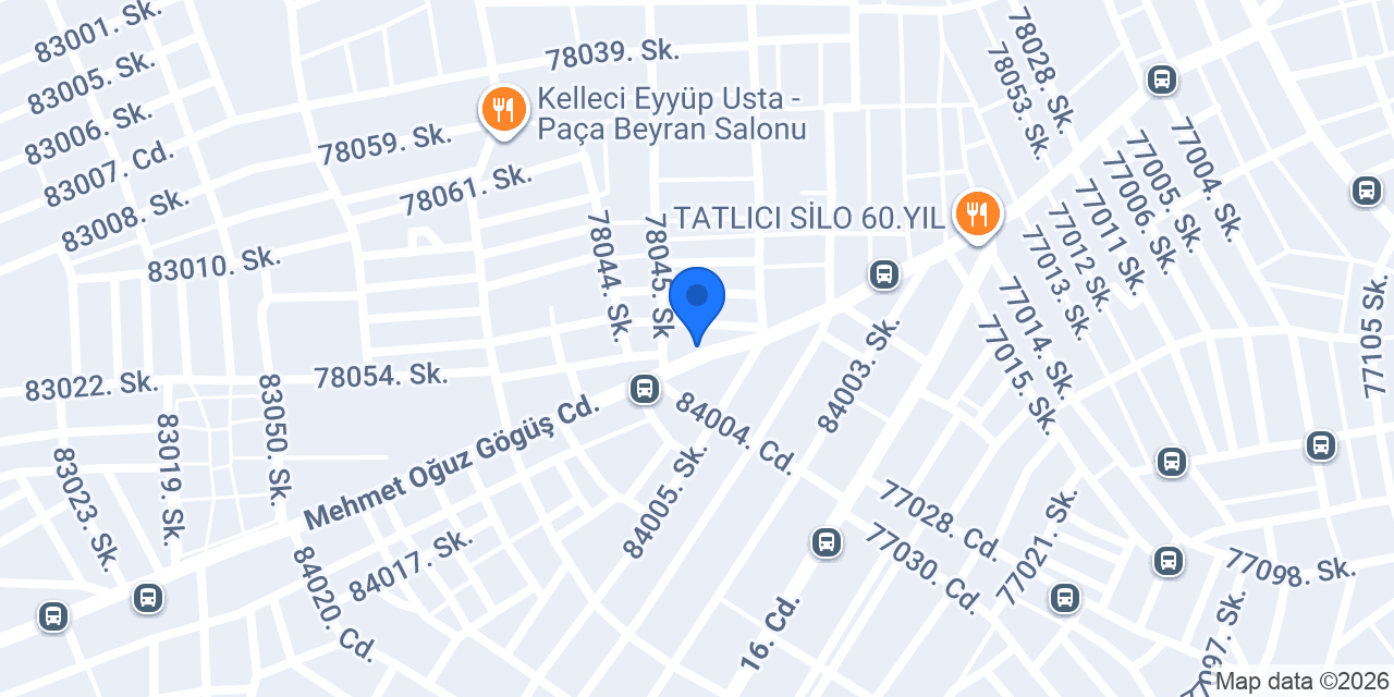 Kayaoğlu Baklava konumu