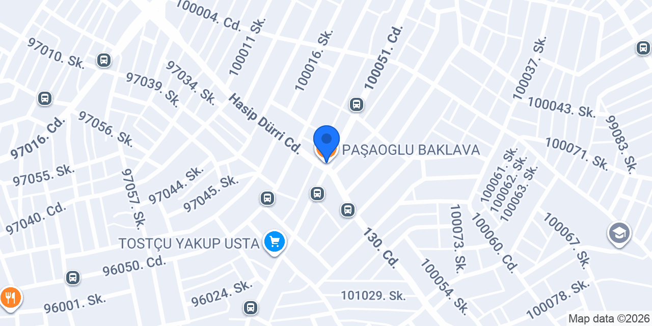 PAŞAOGLU BAKLAVA konumu