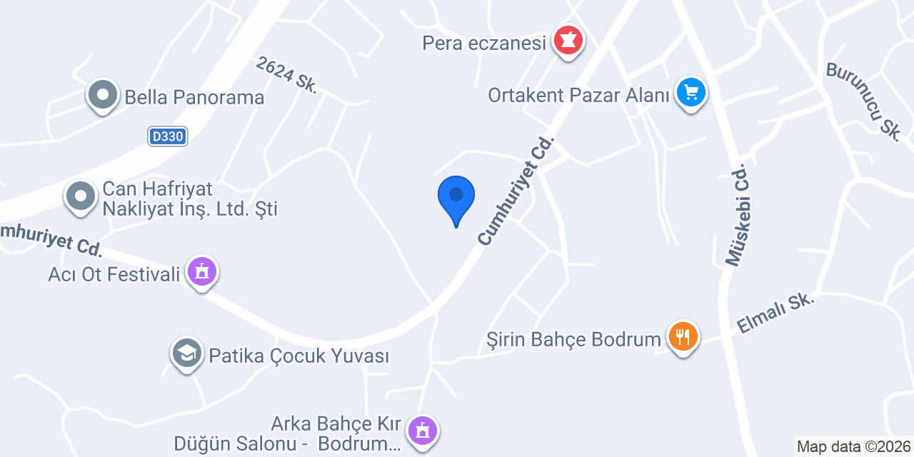 YAHŞİ BATI RESTAURANT konumu