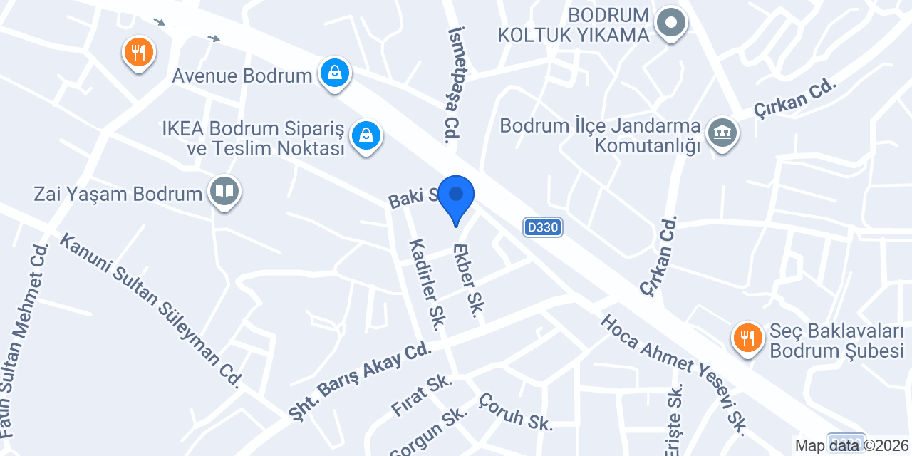 Duru Duşakabin konumu