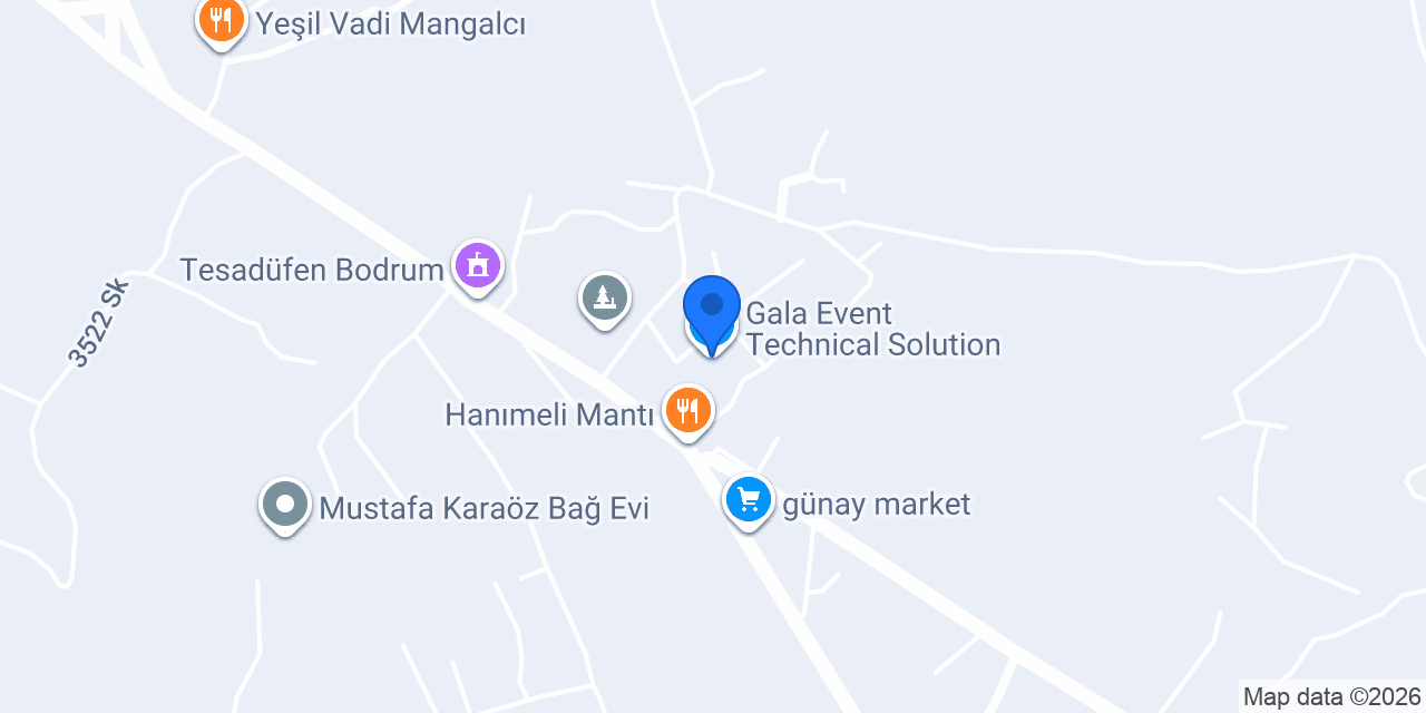 Gala Event Technical Solution konumu