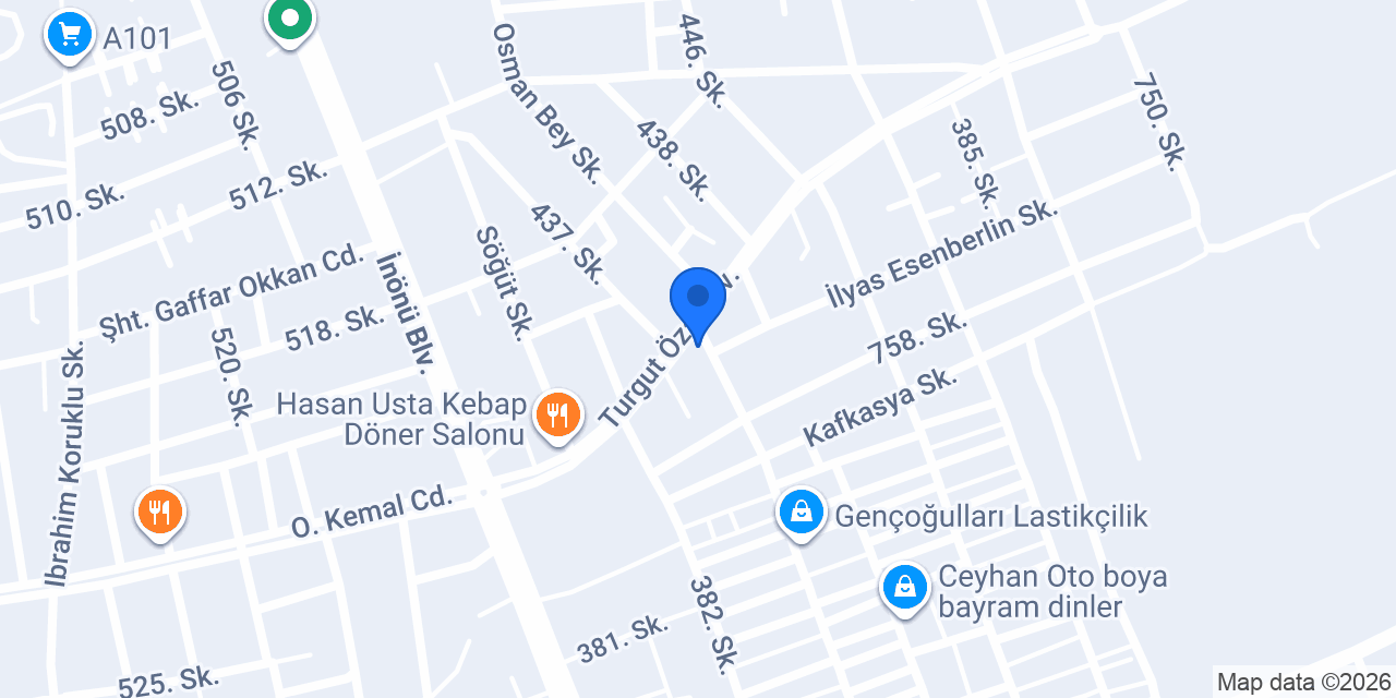 Aslan Fırını konumu
