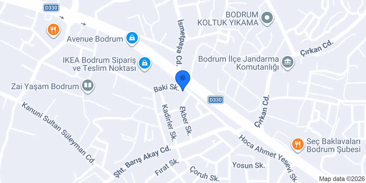 Miyavski Bodrum Petshop & Petkuaför konumu