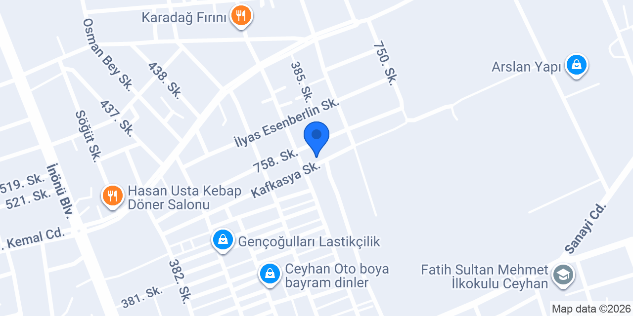 Şah Mat Endüstriyel Plastik Üretimi konumu