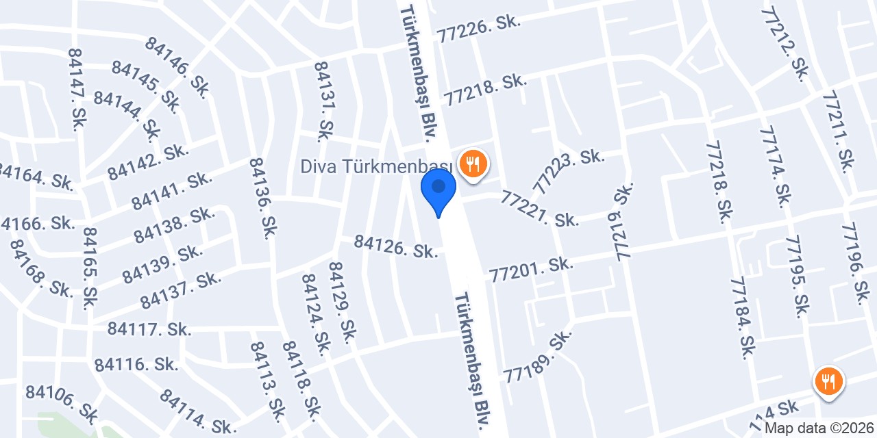 Pasaport Pizza Türkmenbaşı konumu