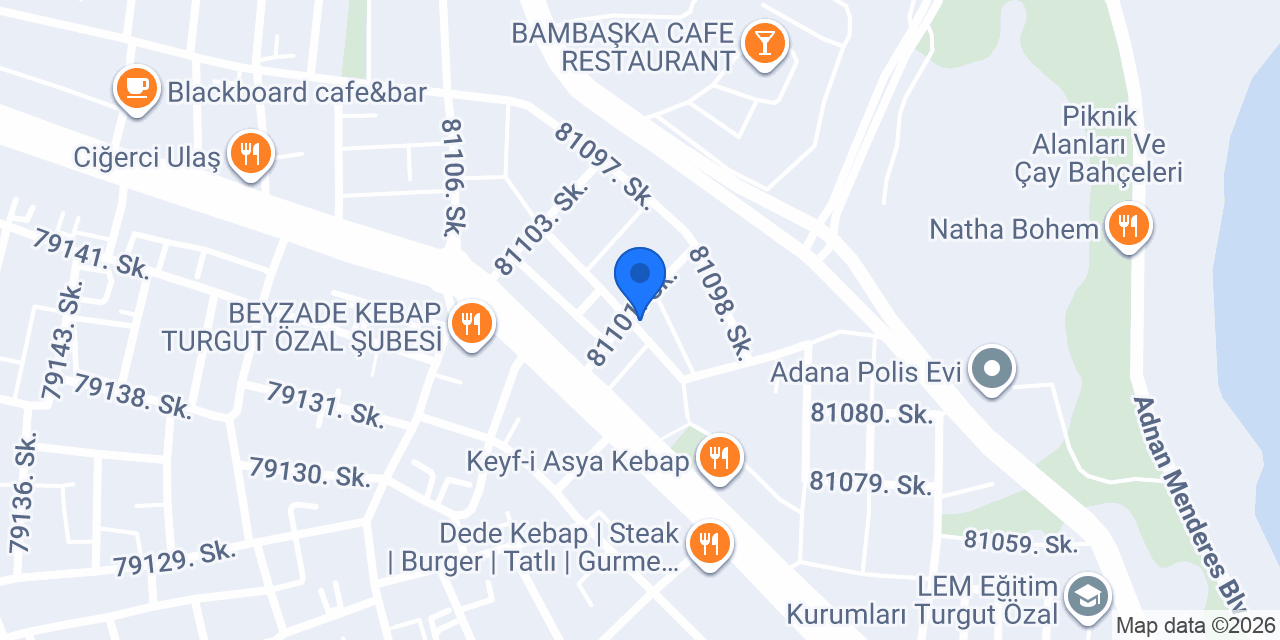 Adana Tabip Odası konumu