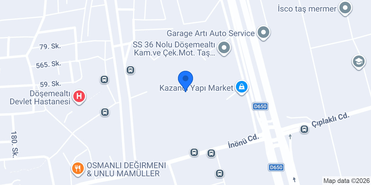 Metka Grup Hazır Sıva konumu