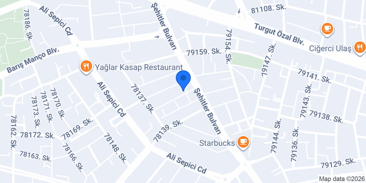 X Ofis konumu