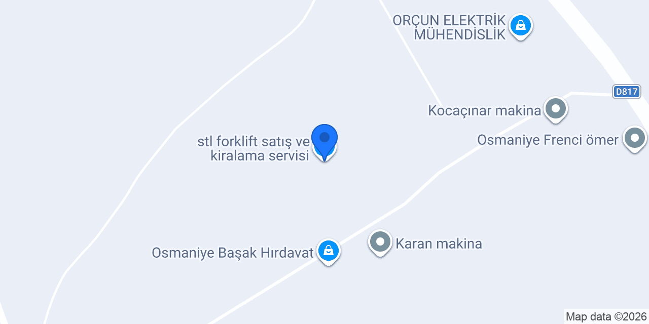 stl forklift satış ve kiralama servisi konumu