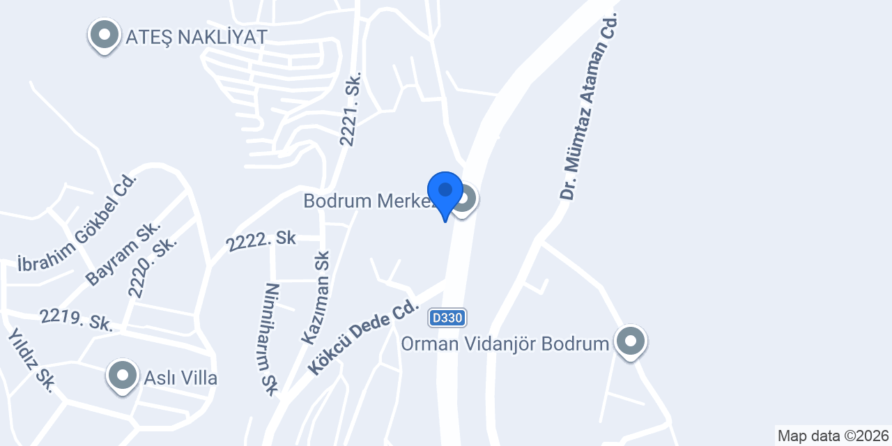 Özbodrum Kaan Nakliyat konumu