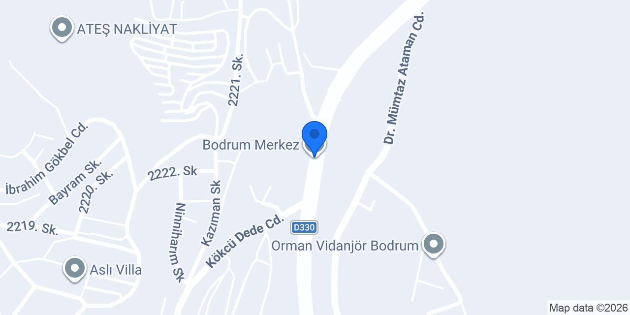 Bodrum Merkez konumu