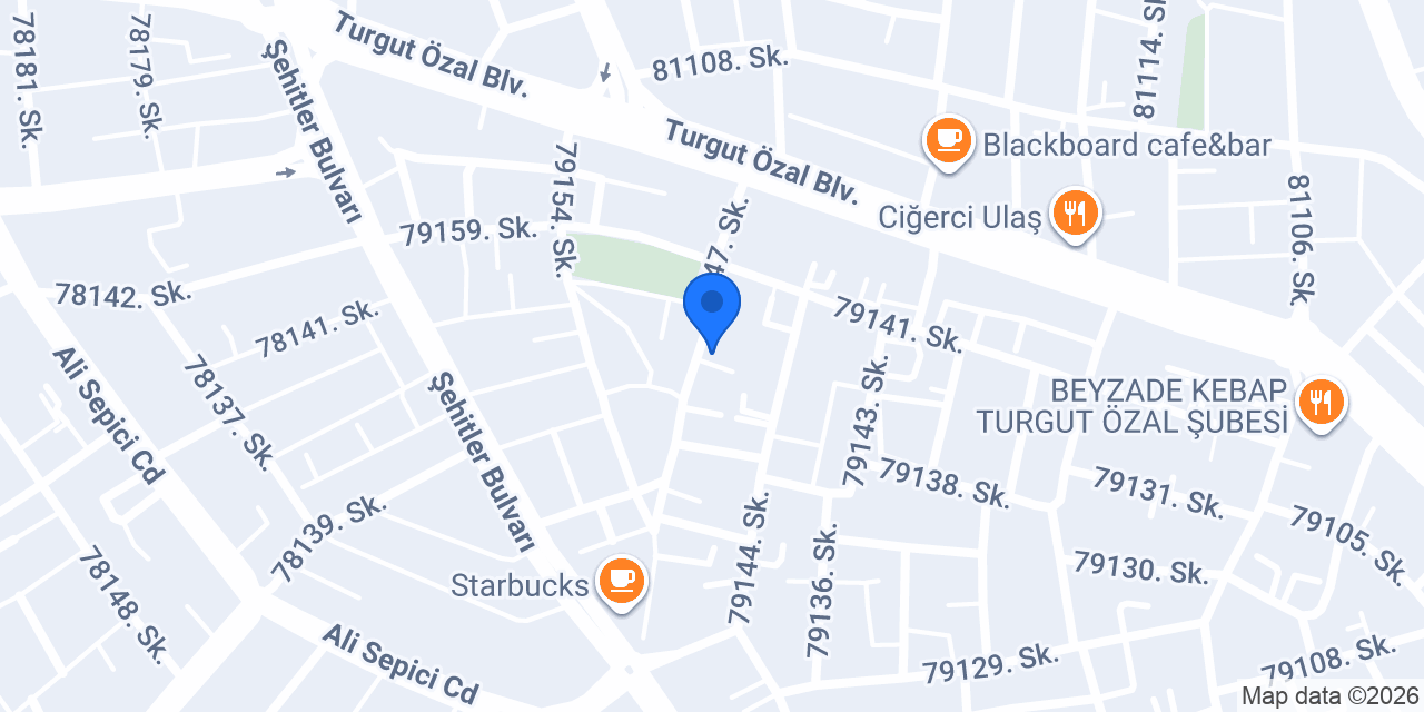Tekdaş Rent A Car konumu