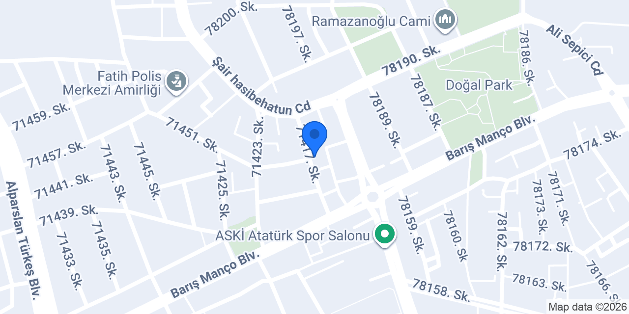 Kolejlistem konumu