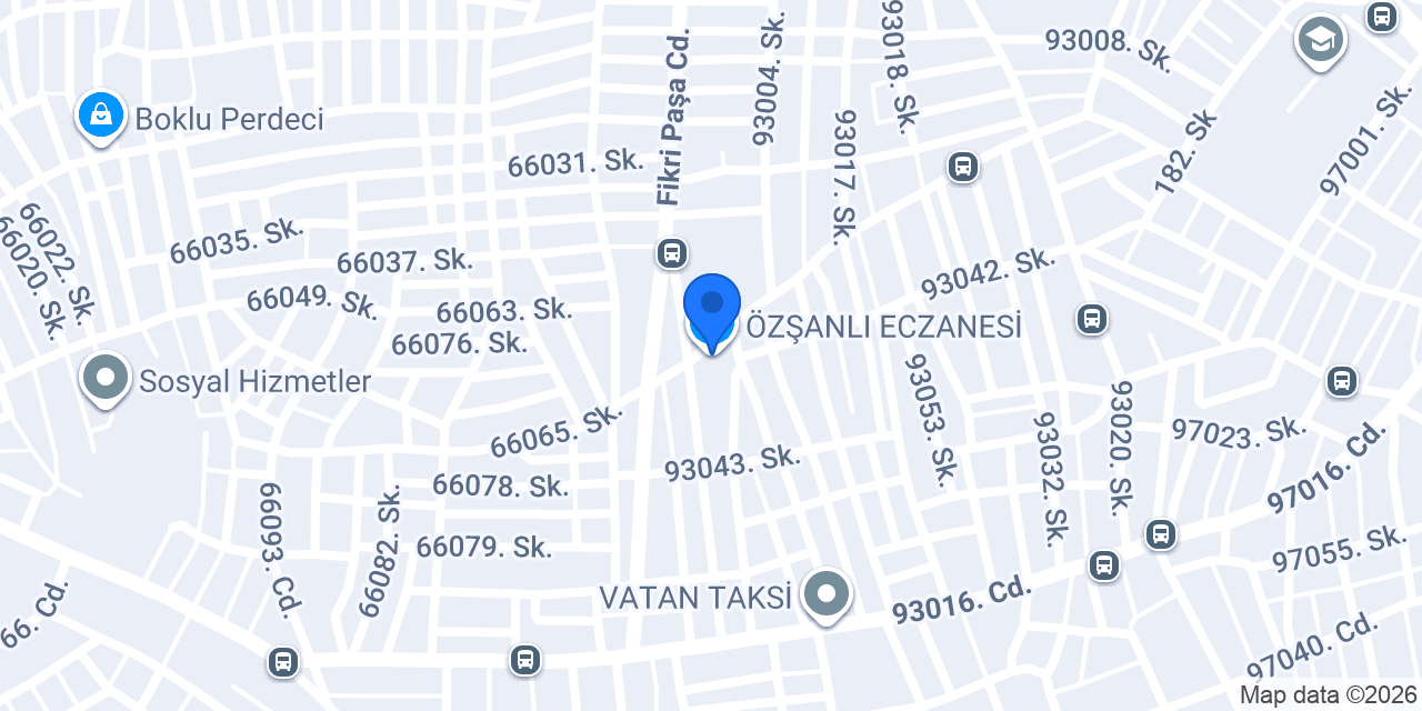ÖZŞANLI ECZANESİ konumu