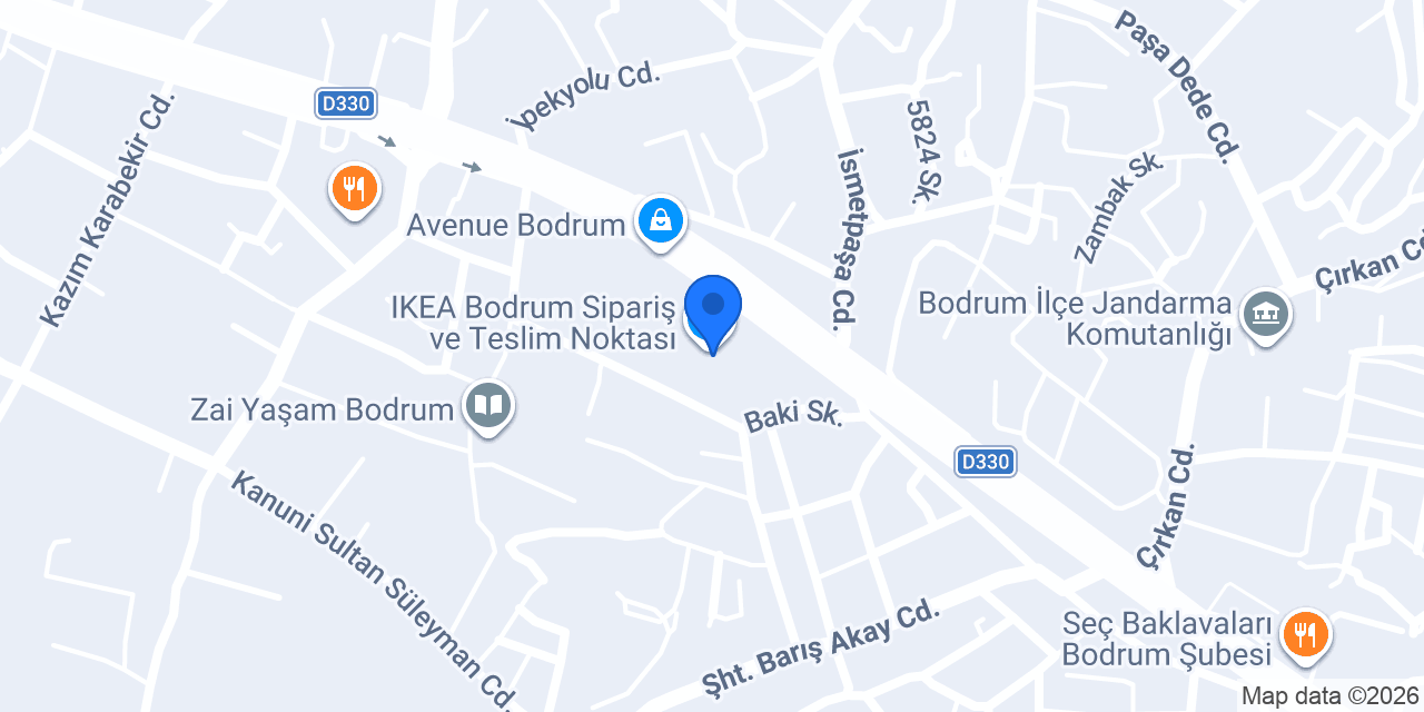 Karaca konumu