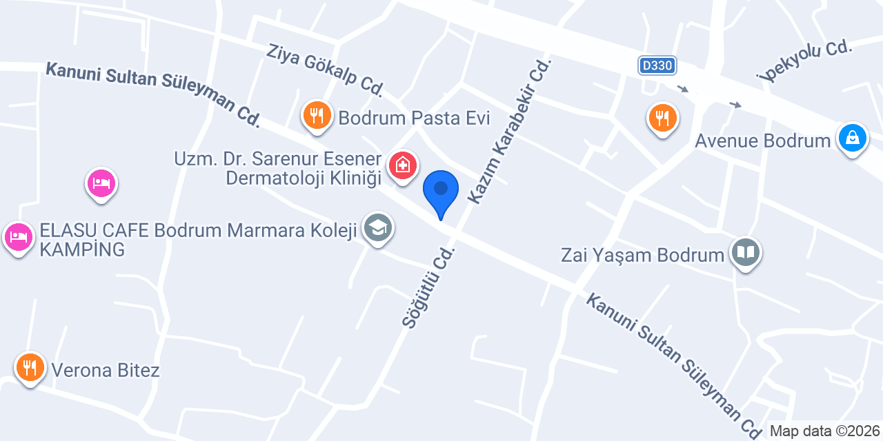 AyTen Kuaför Bodrum konumu