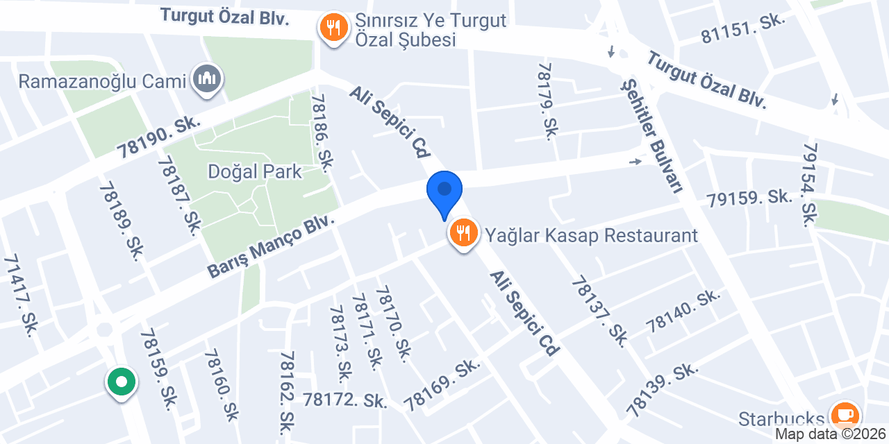 Bortaş Yapı Market konumu