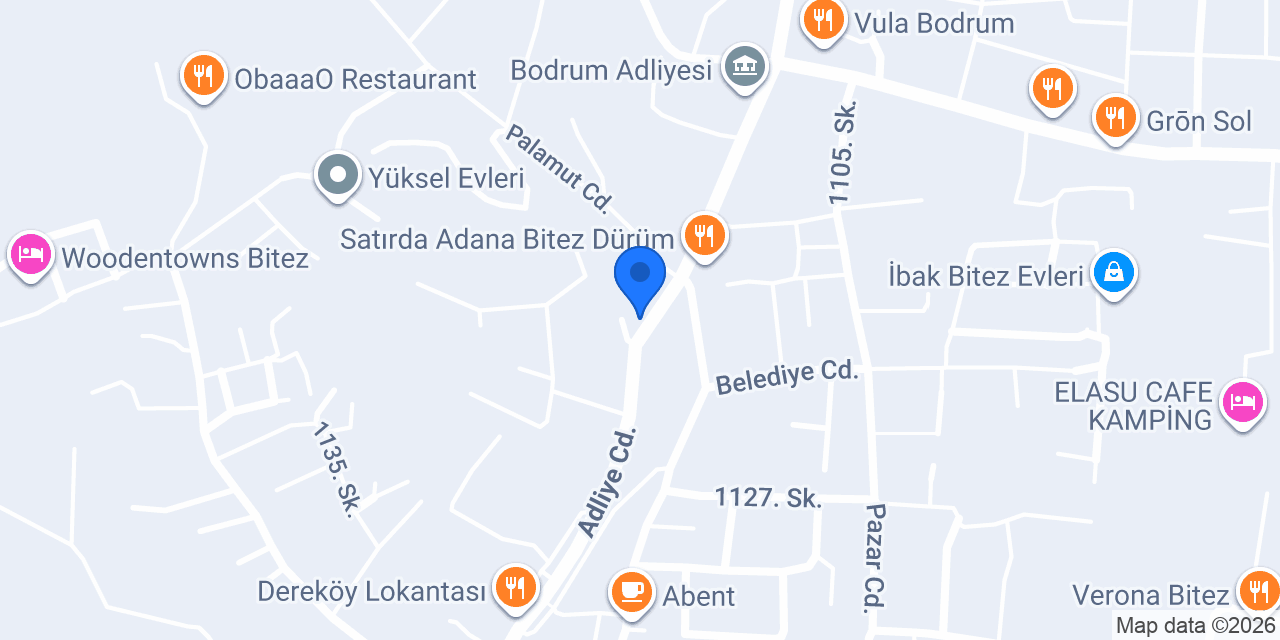 Defne Restaurant konumu
