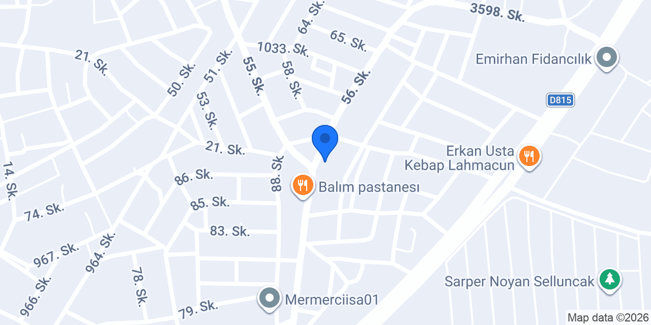 Elit pide unlu mamülleri konumu