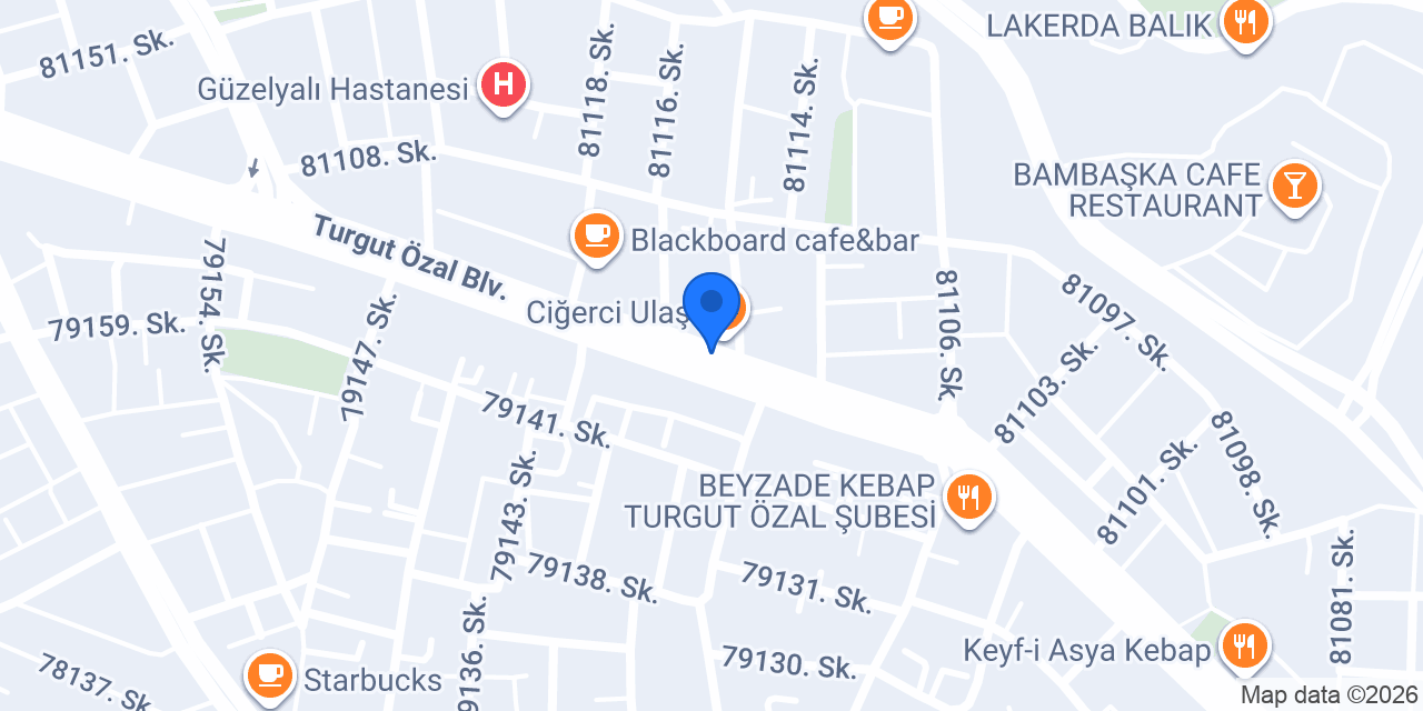 Dogan Kaymaklı Kadayıf T.özal konumu