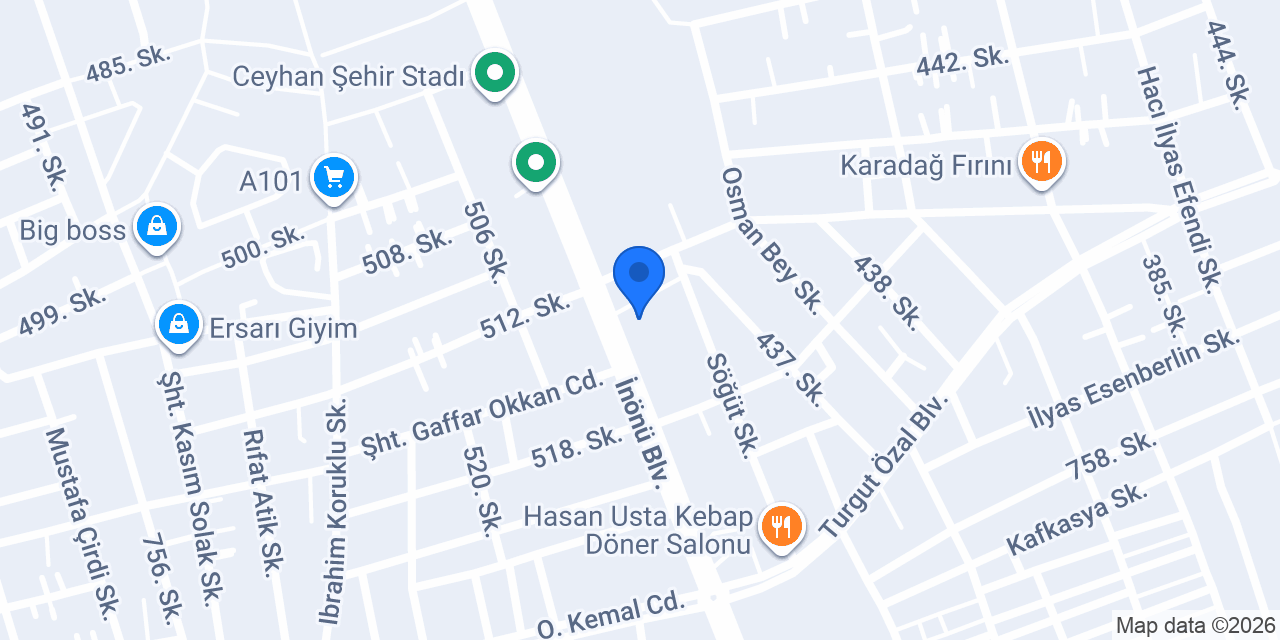 PLUS +SAĞLIK ÜRÜNLERİ konumu