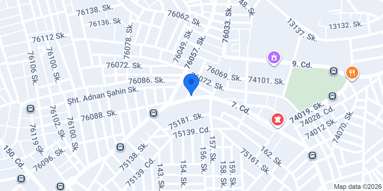 Çılgın YAPI Market konumu