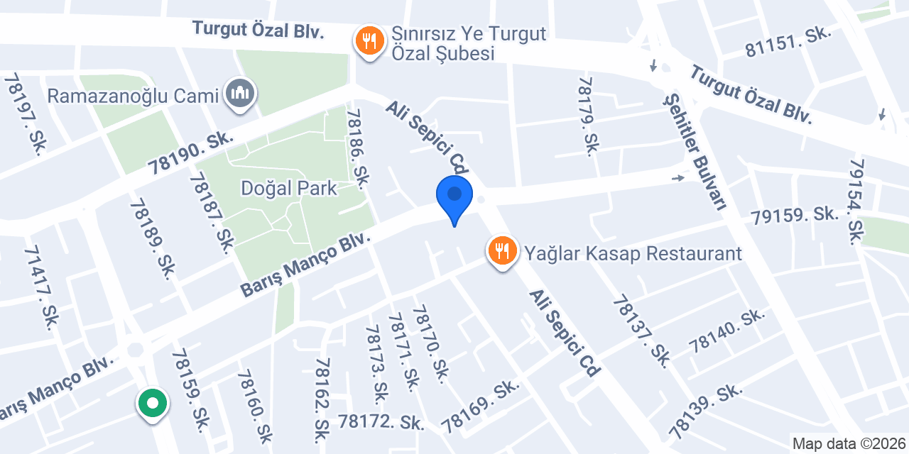 ADANA FERRİNO ÇELİK KAPI konumu
