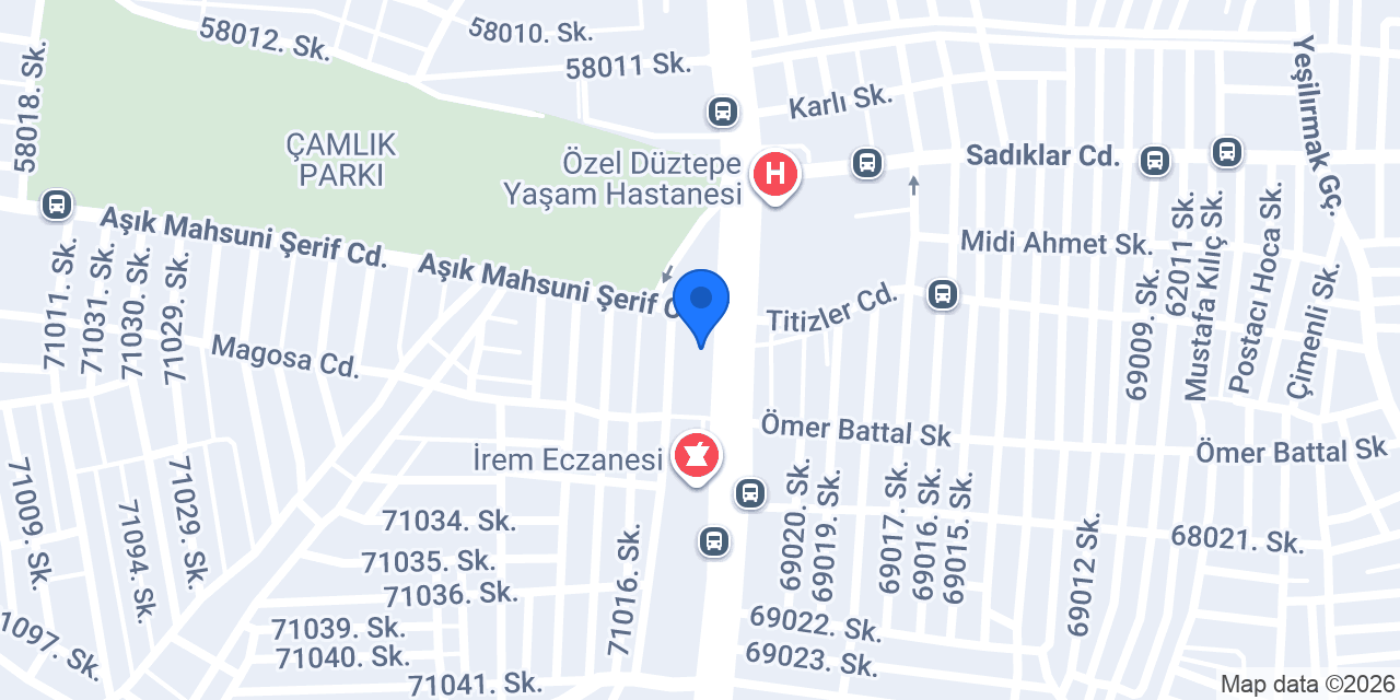 Sezgin Optik konumu