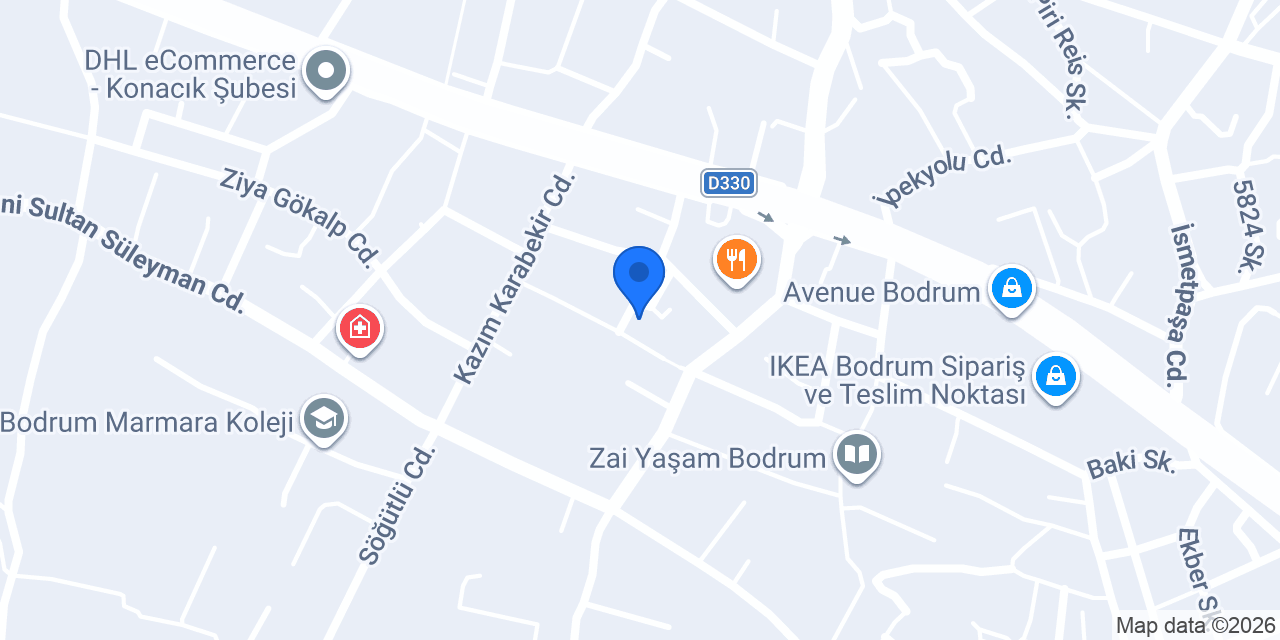 Uzm. Dr. Zeynep Karaca konumu