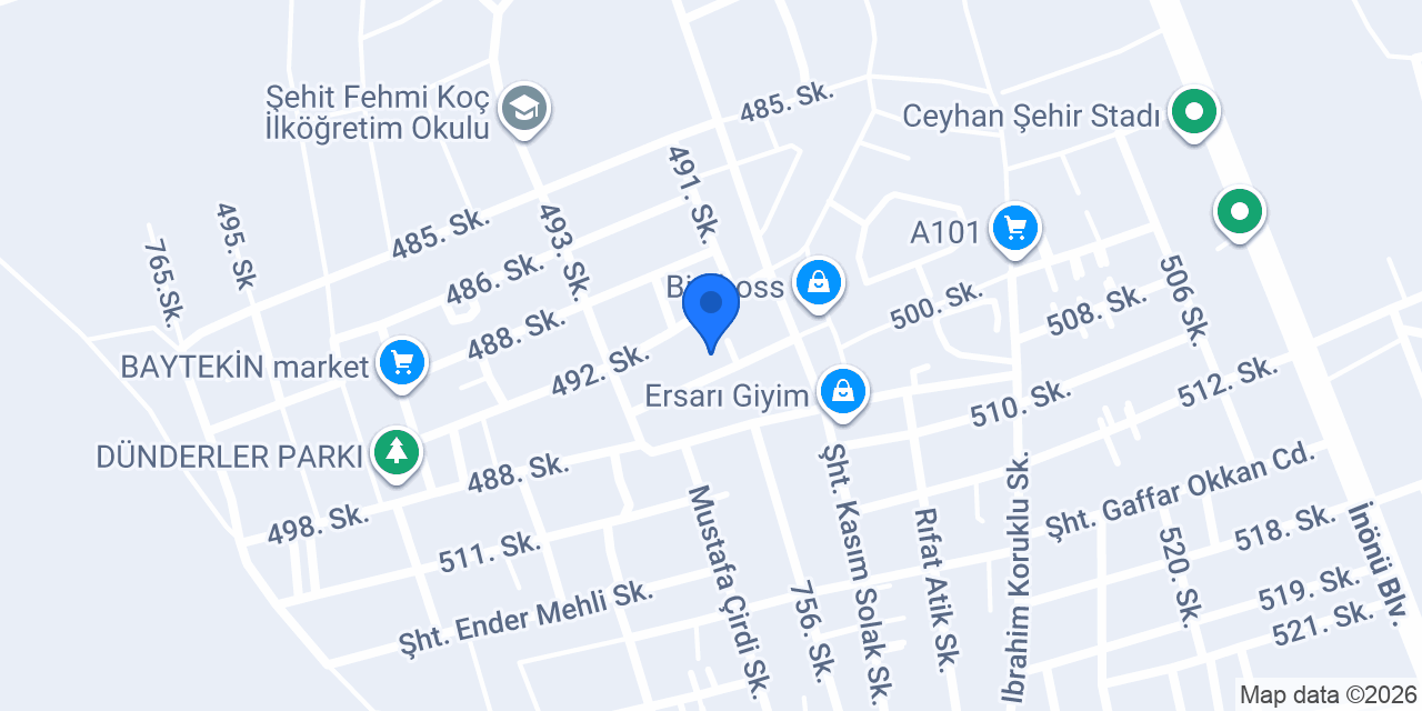 GÜNER OTO LASTİK konumu