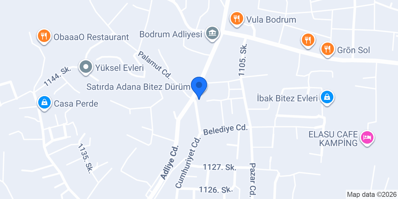 Özsavran Hukuk Bürosu konumu